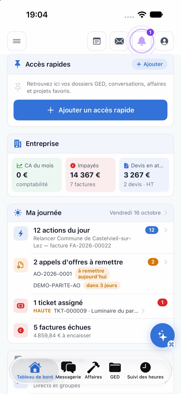 Capture de KRM sur iPhone / iPad